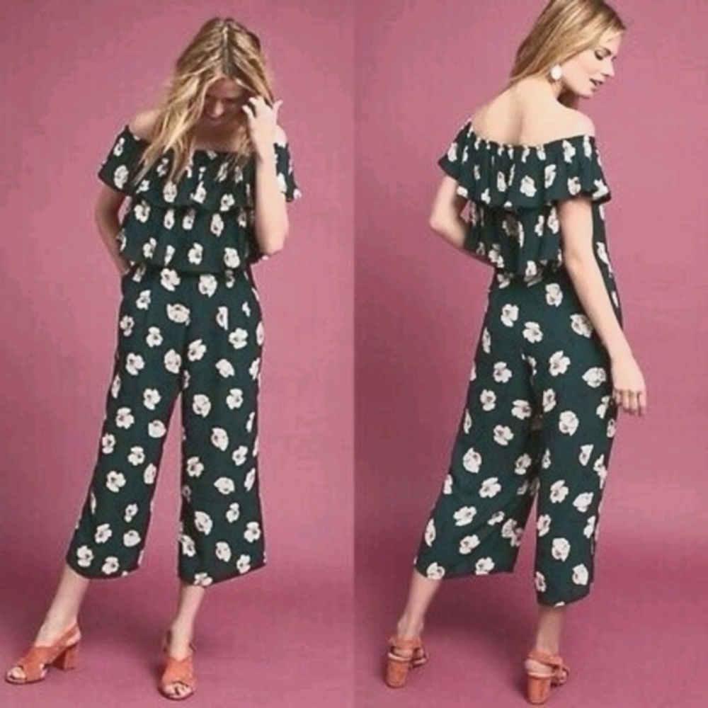 J.O.A from Anthropologie Floral Jumpsuit
